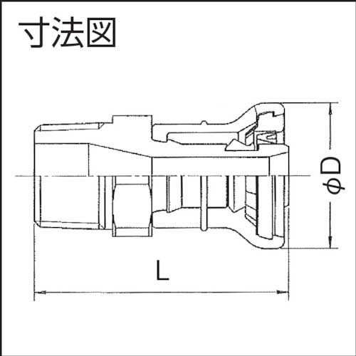 クボタケミックス Jワンクイック2JOQ2-Mおねじ付ソケット16PB JOQ2-M 16 PB