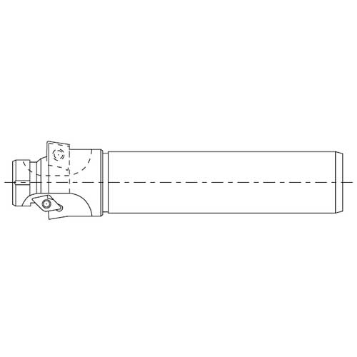 THE CUT 沈めフライス(座グリ) 油圧機器Oリングシール加工用カッター PF1/4 d2：15.6mm MSSC