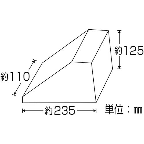緑十字 タイヤストッパー(輪止め) 大型車用(10t車迄) 黒 タイヤストッパー5BK 2個組(トラ柄ロープ1.2m連結) 樹脂製 120006