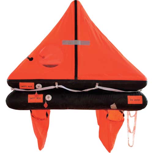 METEX EX自動膨張救命いかだ バッグ 4人用 HYF-4V