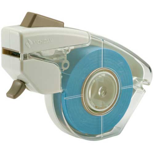 ニチバン テープカッター プッシュカット 詰替え用マスキングテープ 青色 MT-15PS