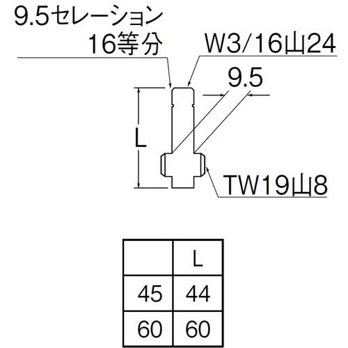 SANEI 水栓スピンドル JIS規格 水栓補修 PU36-1-13X45