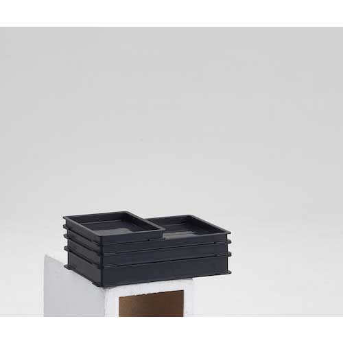 TRUSCO 導電コンテナ ECPZ-0003 PZ-0003E-BK