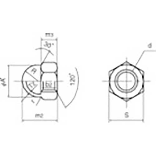 TRUSCO 袋ナット ユニクロ M4 610個入 ヘキサゴンパック S099-0004