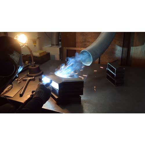 淀川電機 溶接ヒューム用 集塵機(手動エアブロー除塵) SET 三相200V(0.75kW・IE3) SET75P-SV