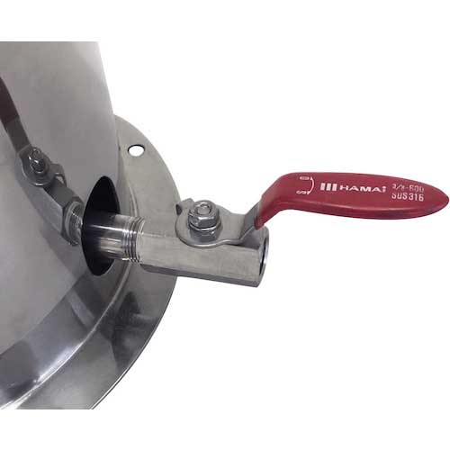 【廃番】ユニコントロールズ ステンレス圧力容器 20L 液面計付 TN20B-LG-TSK