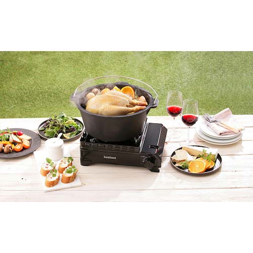 Iwatani カセットフー タフまる(ブラック) CB-ODX-1-BK