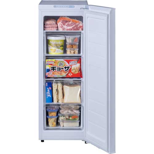 アイリスオーヤマ 538563 スリム冷凍庫 80L IUSN-8A-W