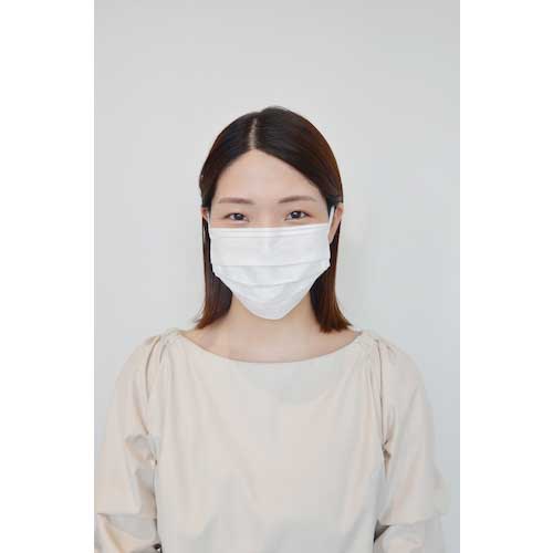 TRUSCO ホワイトマスク 3層タイプ(個包装10枚入り) DPM-WM10