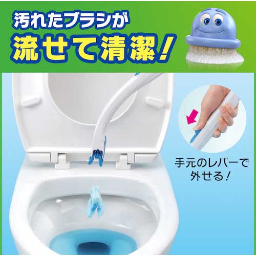 【廃番】ジョンソン スクラビングバブル 流せるトイレブラシ 除菌消臭プラス つけかえ24個入 業務用 325585