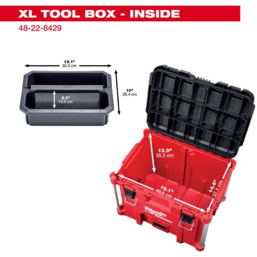milwaukee PACKOUT ツールボックス XLサイズ 48-22-8429