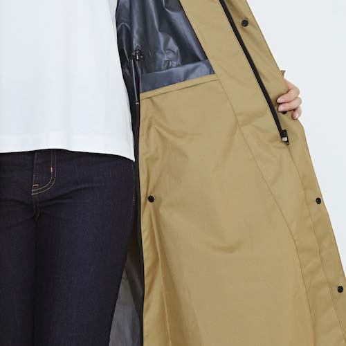 カジメイク 7440 サイクルモードレインコート オリーブ M 7440-58-M