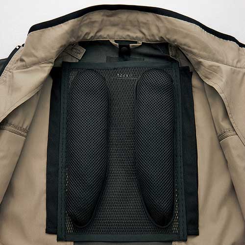 アイトス 空調服用スペーサーパッド(アイトスフルハーネス対応) ブラック F AZ865939-010-F