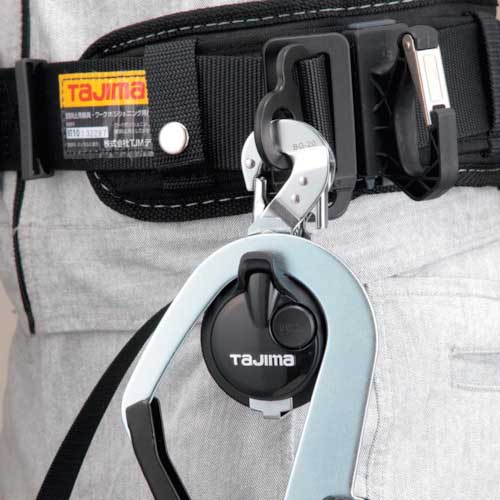 タジマ 胴ベルト用 VR150 L1 スチールベルトLセット B1SLVR-L1BK