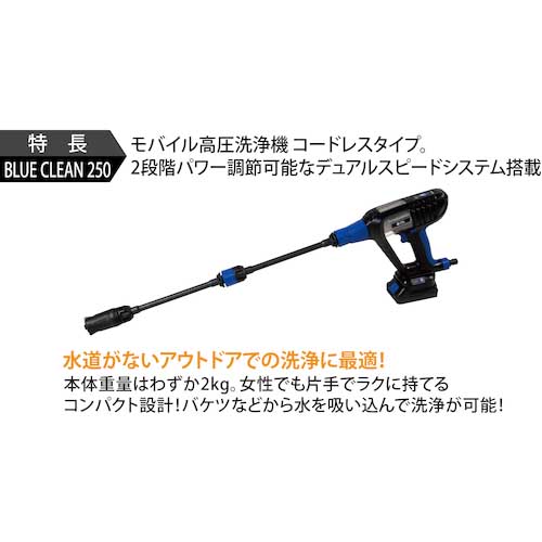【廃番】AR 100V高圧洗浄機 BLUE CLEAN BC250