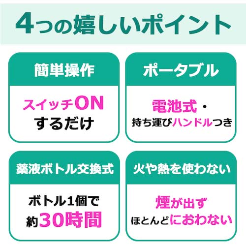 住化 STRONTEC 屋外用蚊よけ KA・KO・I スターターパック ブルー EM-SDSTJ1B