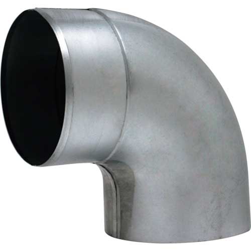 フジモリ 空調用スパイラルダクト継手 ショートエルボ(片側SPサイズ) FPS-90-150S