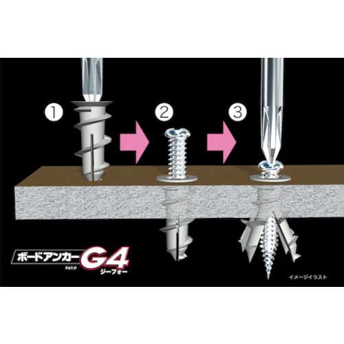 山真製鋸 ボードアンカー G4-25 12.5x25.7(25個入り)