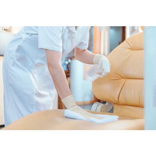 TRUSCO 煮沸・熱水消毒対応マイクロファイバーウエス 300×400mm ホワイト 5枚入 HRMF-W