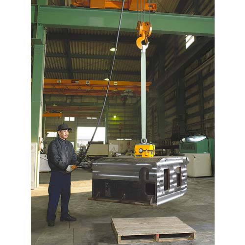 KITO スーパーマグ KRD形 使用荷重 平鋼1000kg 丸鋼750kg(Φ300) 永久磁石・リフティングマグネット【選べる使用荷重】KRD100 KRD100