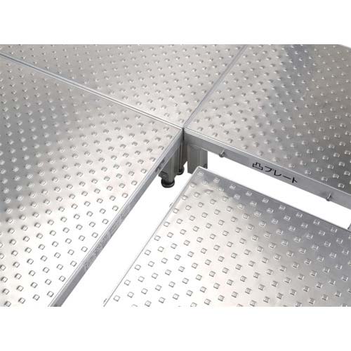 アルインコ 低床作業台(連結式・凸プレート) LFP LFP-0604H