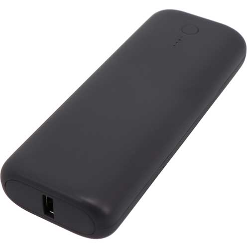 MOTTERU モバイルバッテリー 大容量20,000mAh 2年保証(MOT-MB20001) MOT-MB20001-BK