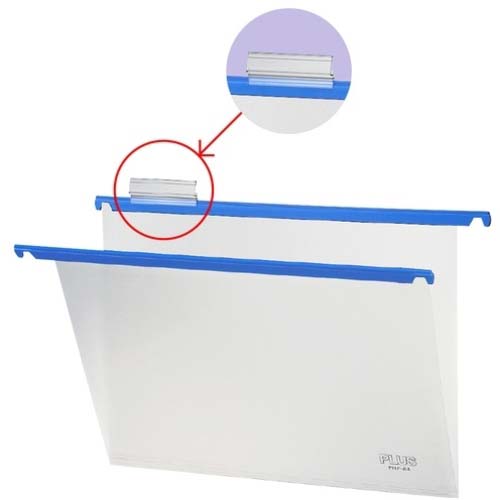 PLUS 294528)PPハンガーフォルダー PHF-A4 青 10枚 PHF-A4BL(10)