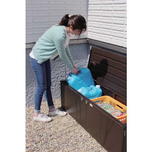 TASSCOM アルミ縁台ストッカー80cm TAN-955-80