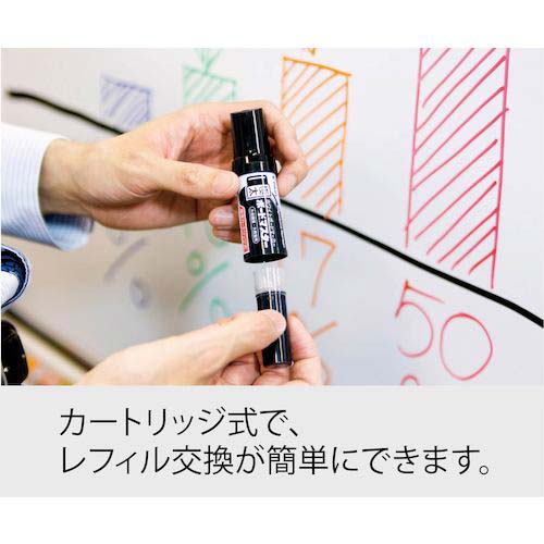 PILOT ホワイトボードマーカー ボードマスター 中細字 ブラック WMBM-12FM-B