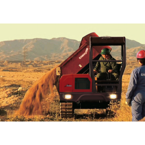 CANYCOM 土木建設機械プンダ 3000kg積載 回転ダンプ S300B4RS