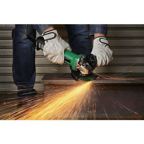 HiKOKI 200V電子ディスクグラインダ100mm ACブラシレス ブレーキ付 パドルスイッチ G10BYEQ2-200V