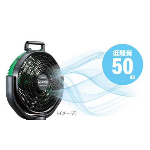 【廃番】HiKOKI 【トラスコ在庫なくなり次第2025今季完売】 コードレスファン UF18DA-NN