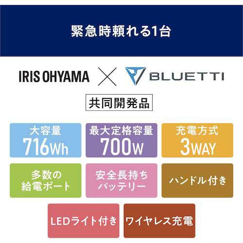 アイリスオーヤマ 103479 ポータブル電源 2048Wh ホワイト PS2000AA-W