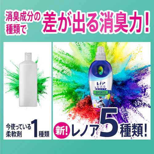 【廃番】P&G レノア 超消臭1WEEK SPORTS フレッシュシトラス 詰め替え 1520ml 408063