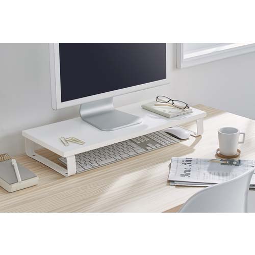 アイリスオーヤマ 285231 モニター台 ホワイト MNS-590-W