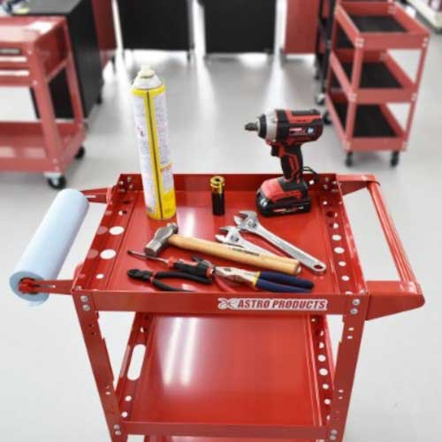 アストロプロダクツ AP コンパクトツールワゴン3段 CTW217