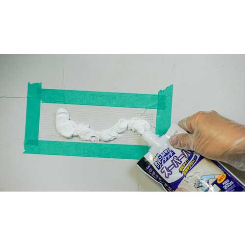 アサヒペン ワンタッチ スーパーパテ 200ML W101ホワイト 313164