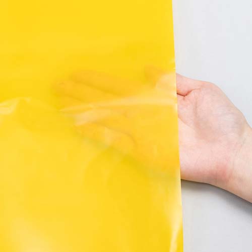 ジャパックス アスベスト廃棄用ポリ袋(小)黄 100枚 ASB11