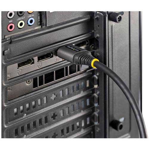 StarTech HDMI 2.1ケーブル/5m/8K60Hz/UHS HDMI認証/グレー&ブラック HDMM21V5M