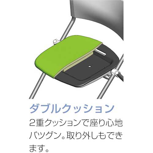 アイリスオーヤマ ネスティングチェア 大型メモ台 グレー LTS-4N-WMD2-F-GR