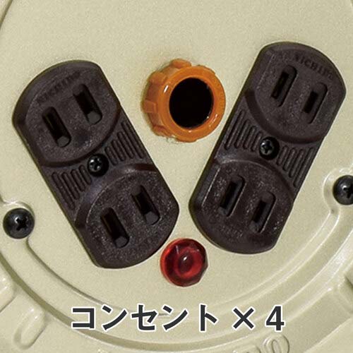 NICHIDO 電工ドラム 100V アースなし 30m NNP-304D