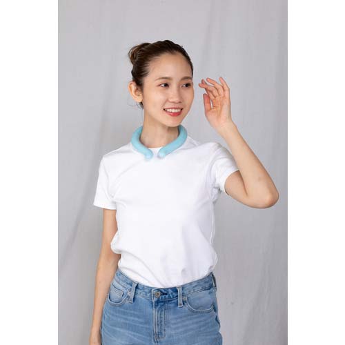 グローバルジャパン W Icy Neck ブルー S 547242