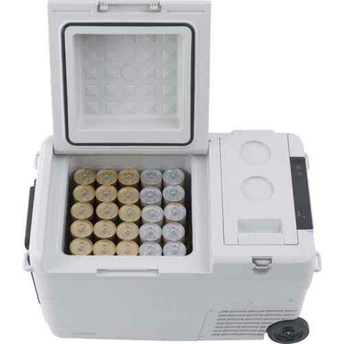 アイリスオーヤマ 104660 充電式ポータブル冷温庫 26L ホワイト IPDW-B3A-W