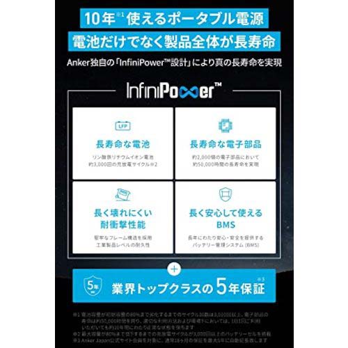 Anker ポータブル電源 521 Portable Power Station(PowerHouse 256Wh) A1720513