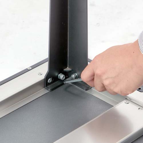 TRUSCO 超軽量アルミデスク シルバー 1200×700×720 ULAD1270SV