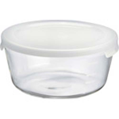 HARIO 耐熱ガラス製保存容器丸3個セット MST-3018-OW