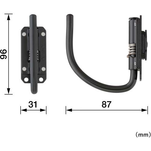 タジマ セフ工具ホルダースチール スリムJフック 折りたたみ SFSKHI-JF