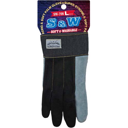 富士グローブ 国産牛床オイル加工手袋 LLサイズ SW-708-LL