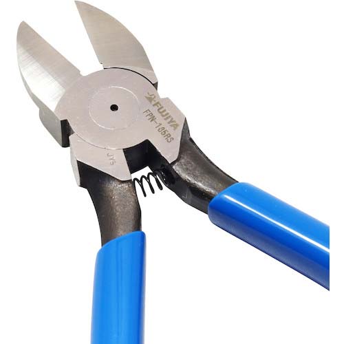 フジ矢 プラスチックニッパ(ラウンド刃・バネ付き) FPN-185RS