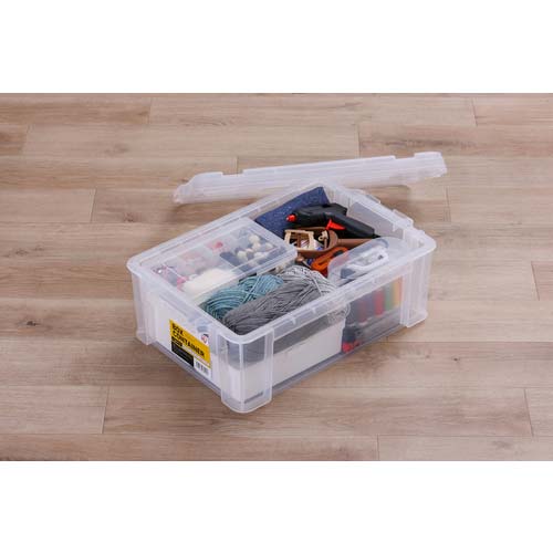 アイリスオーヤマ 299209 BOXコンテナ B-13R クリア B-13R-CL